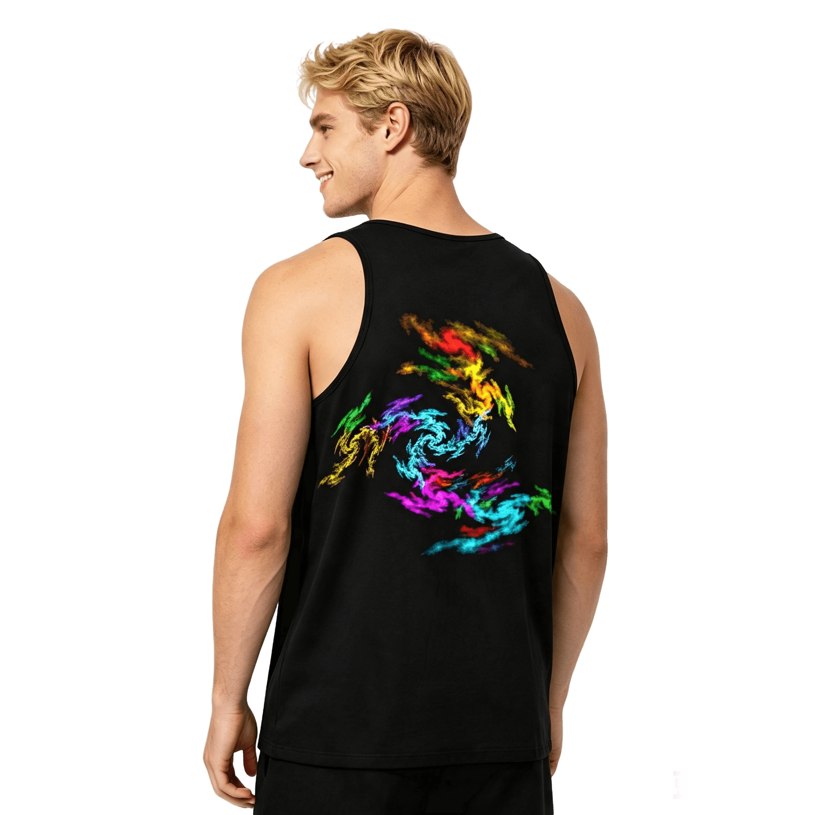 Unisex Tank Top Dragon Colorful