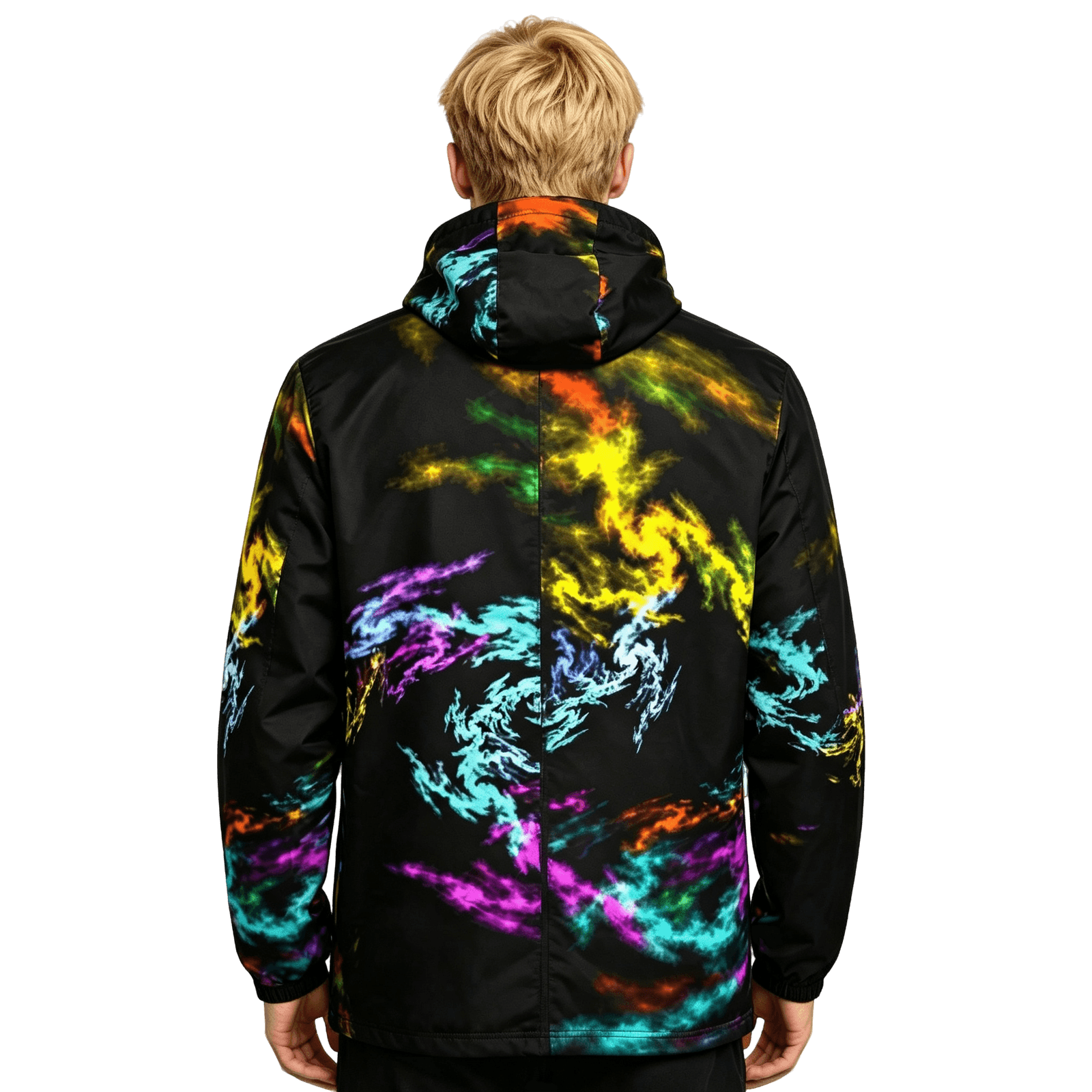 Men’s Windbreaker Dragon Colorful