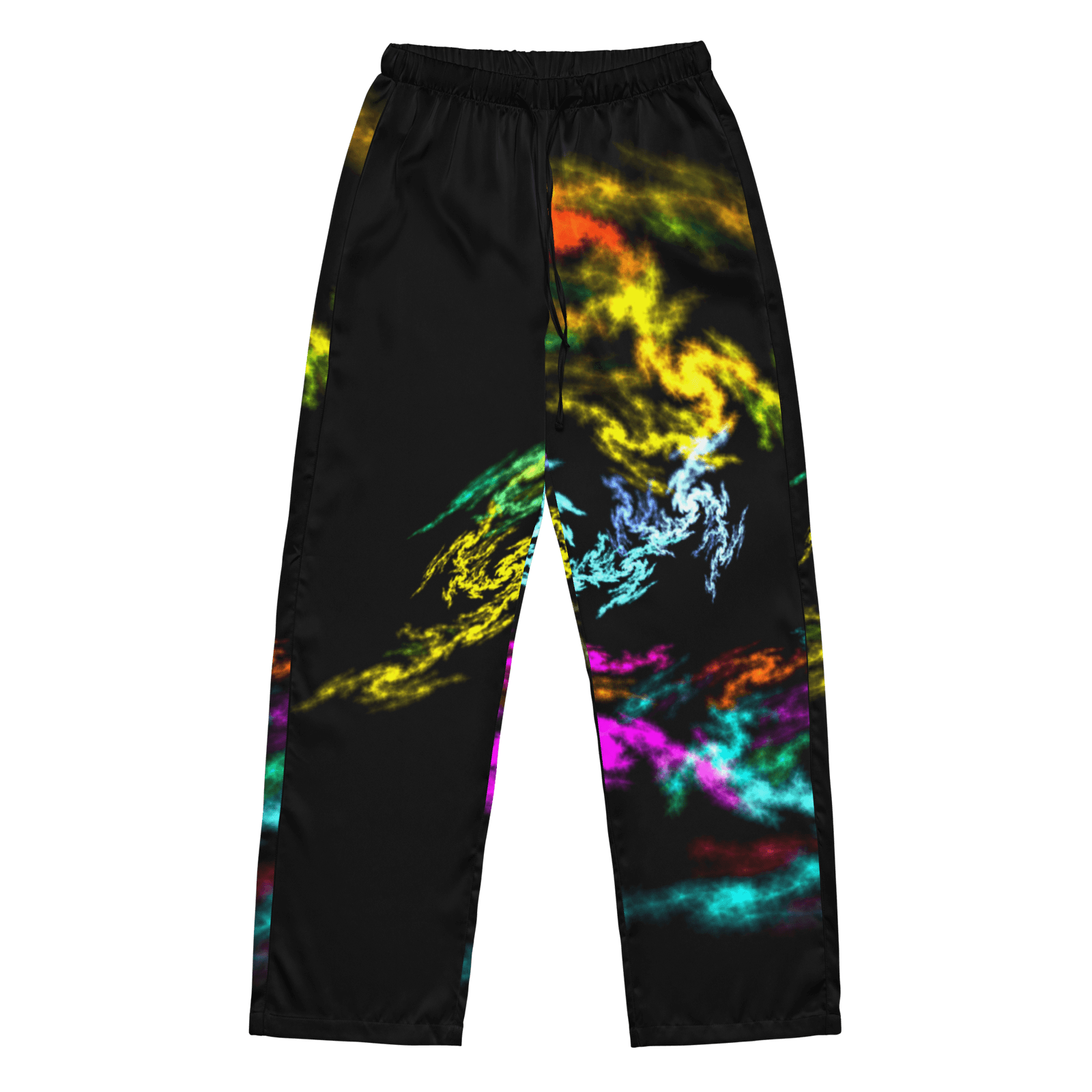 Unisex Wide Leg Pants Dragon Colorful